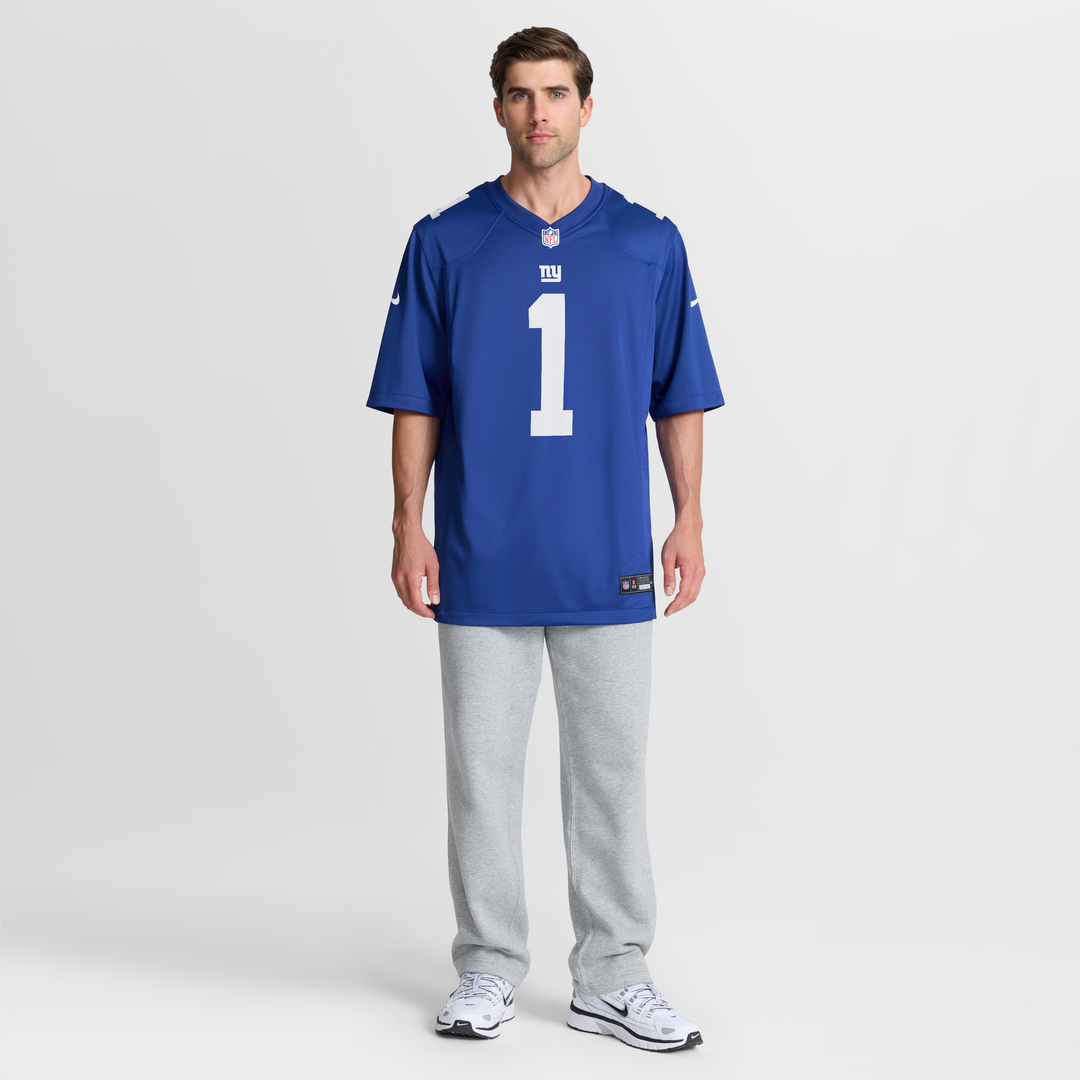 Malik Nabers New York Giants Player Game Jersey - Royal