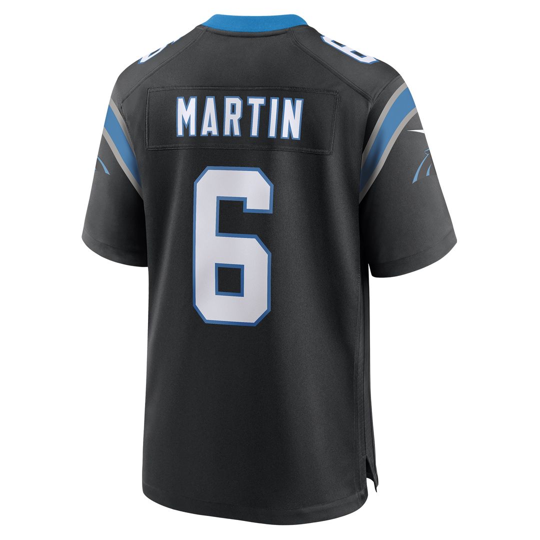 Sam Martin Carolina Panthers Team Game Jersey - Black