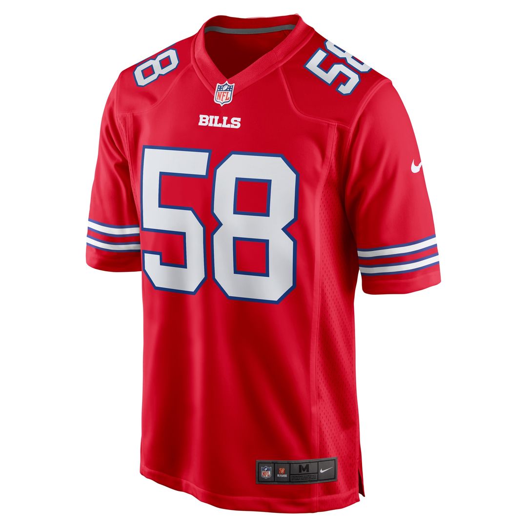 Matt Milano Buffalo Bills Game Player Jersey - Royal