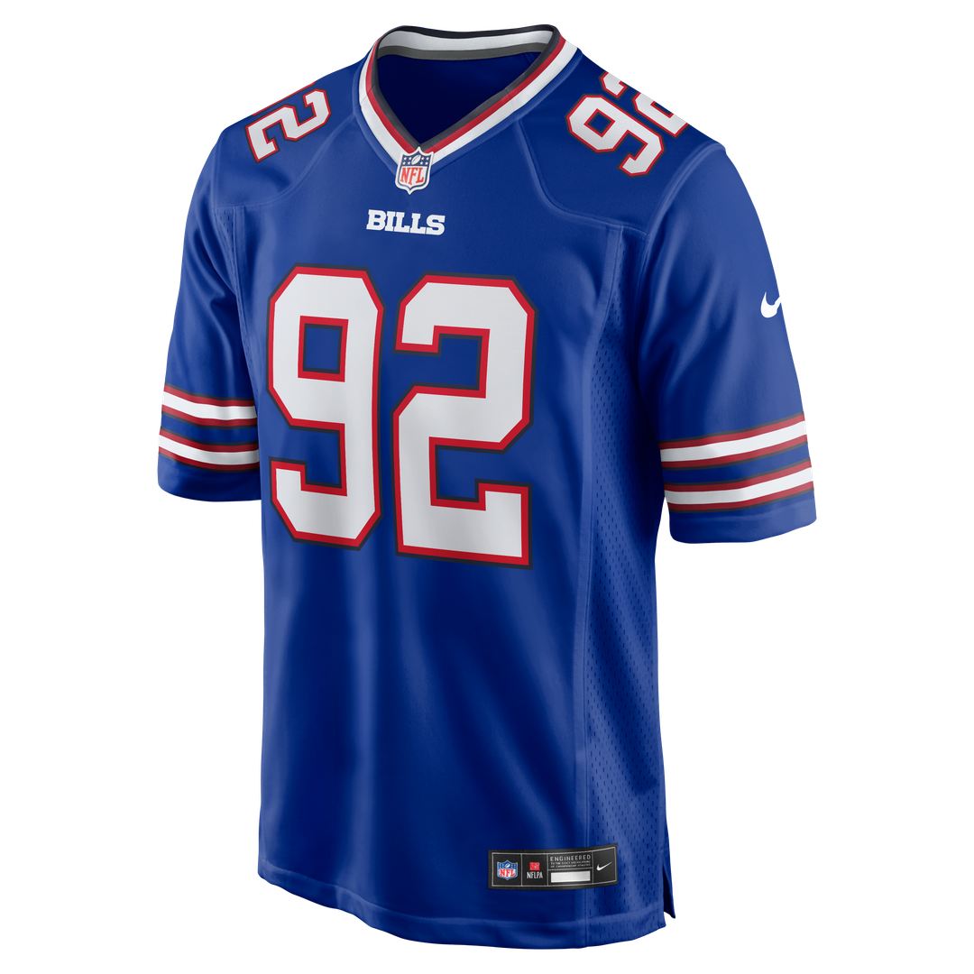DaQuan Jones Buffalo Bills Game Player Jersey - Royal
