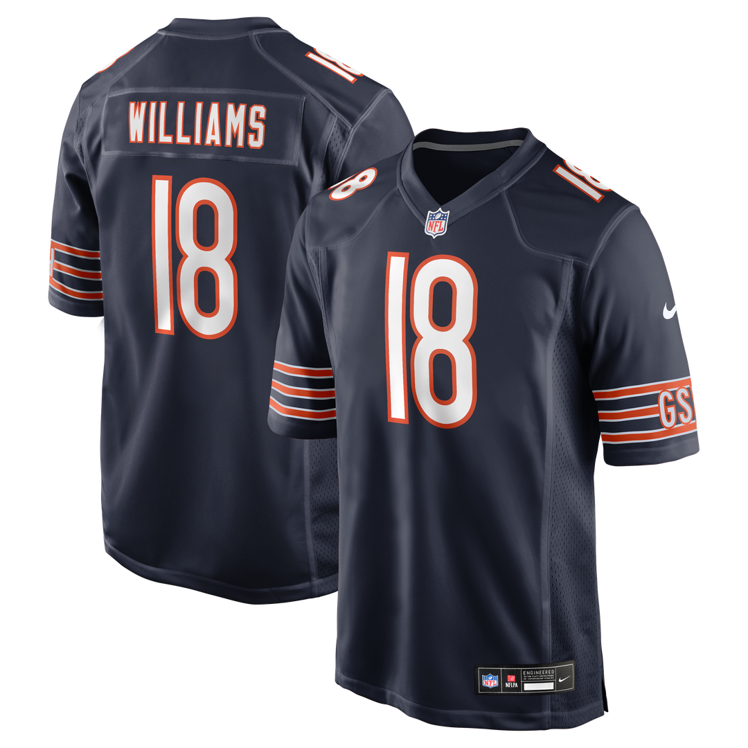 Caleb Williams Chicago Bears Alternate Player Game Jersey - Orange