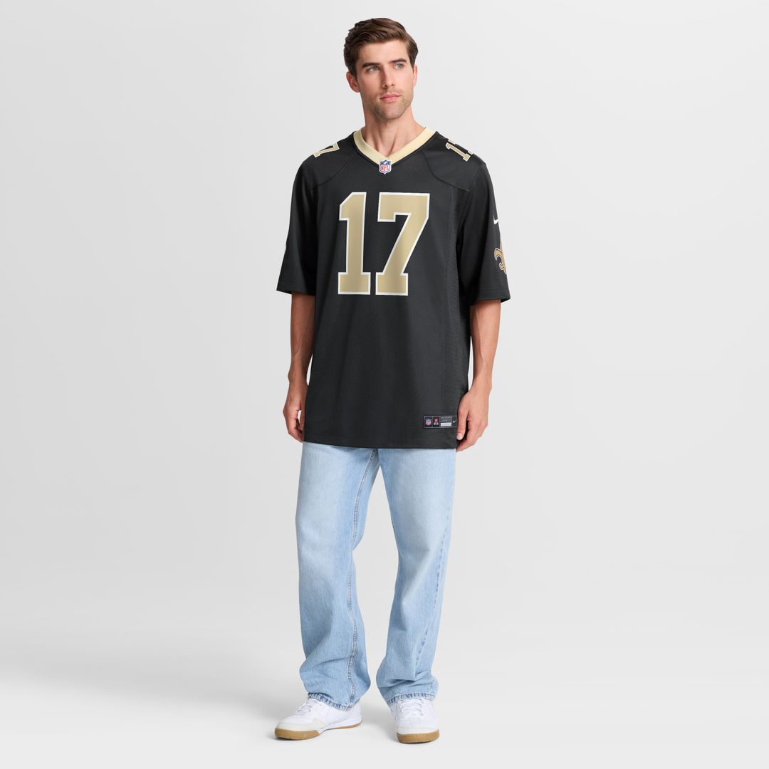 Trey Palmer New Orleans Saints Team Game Jersey - Black
