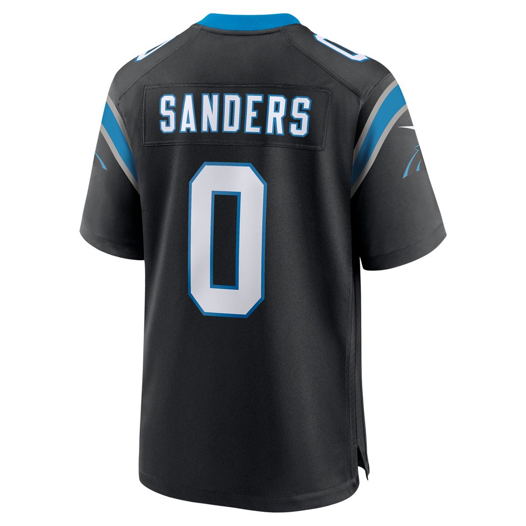 Ja'Tavion Sanders Carolina Panthers Game Jersey - Black