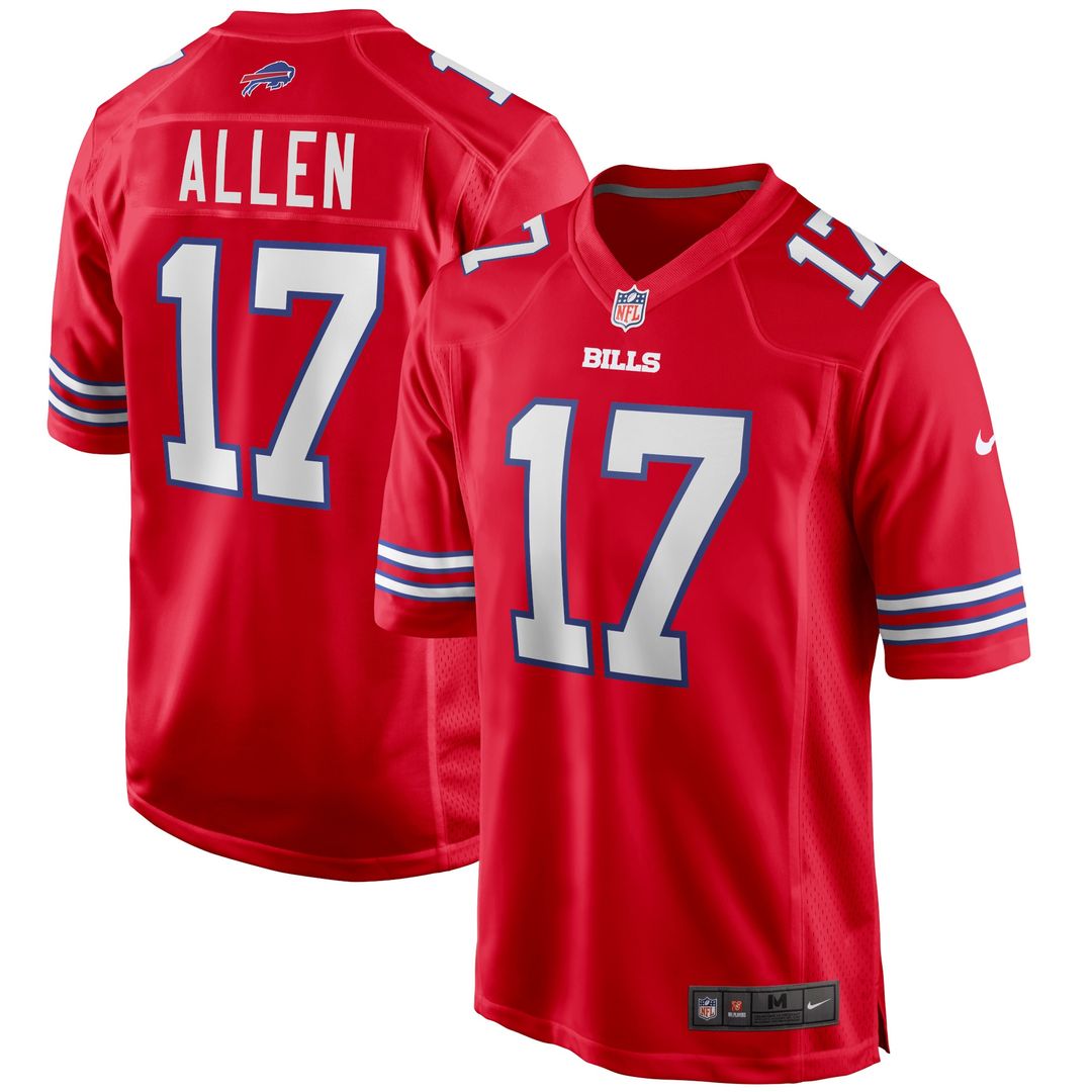 Josh Allen Buffalo Bills Game Player Jersey - Royal