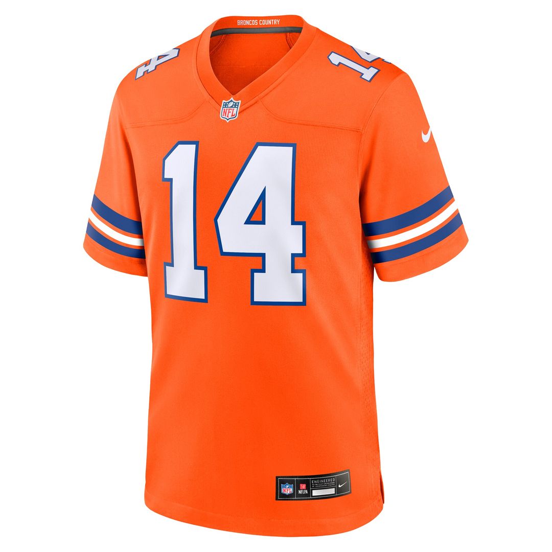 Courtland Sutton Denver Broncos Alternate Game Jersey - Orange