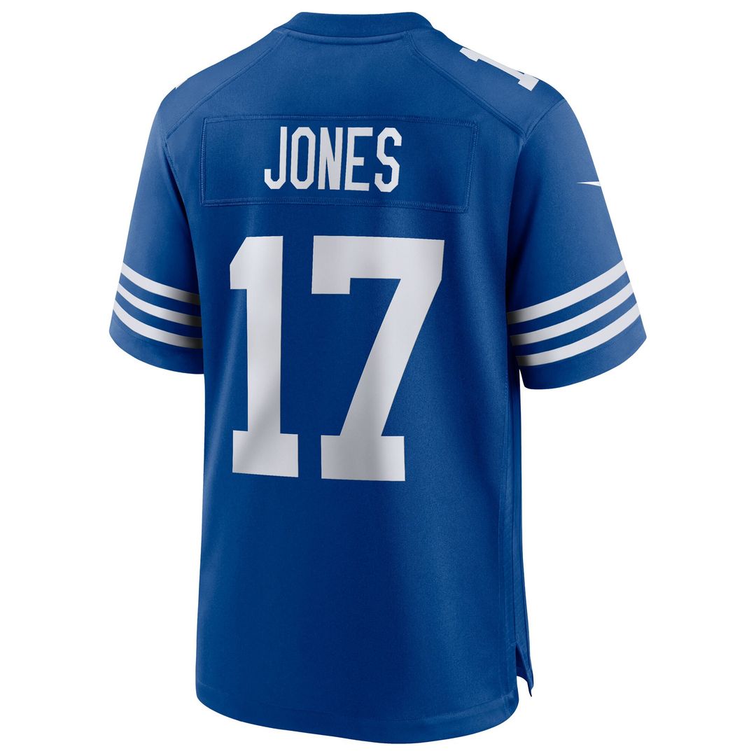 Daniel Jones Indianapolis Colts Alternate 2 Indiana Nights Game Jersey - Heather Royal