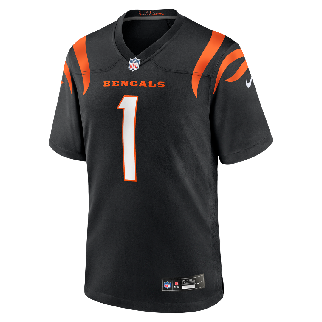 Number 1 Dad Cincinnati Bengals Game Jersey - Black