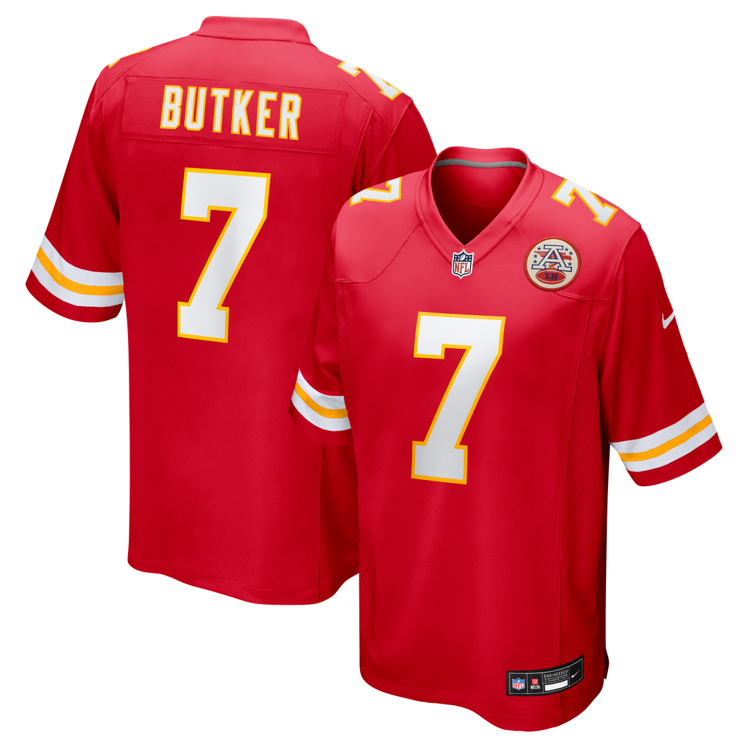 Harrison Butker Kansas City Chiefs Game Jersey - Red