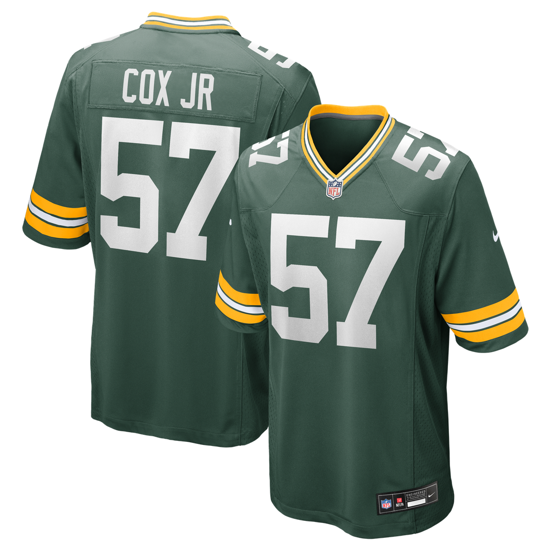 Brenton Cox Jr. Green Bay Packers Game Jersey - Green