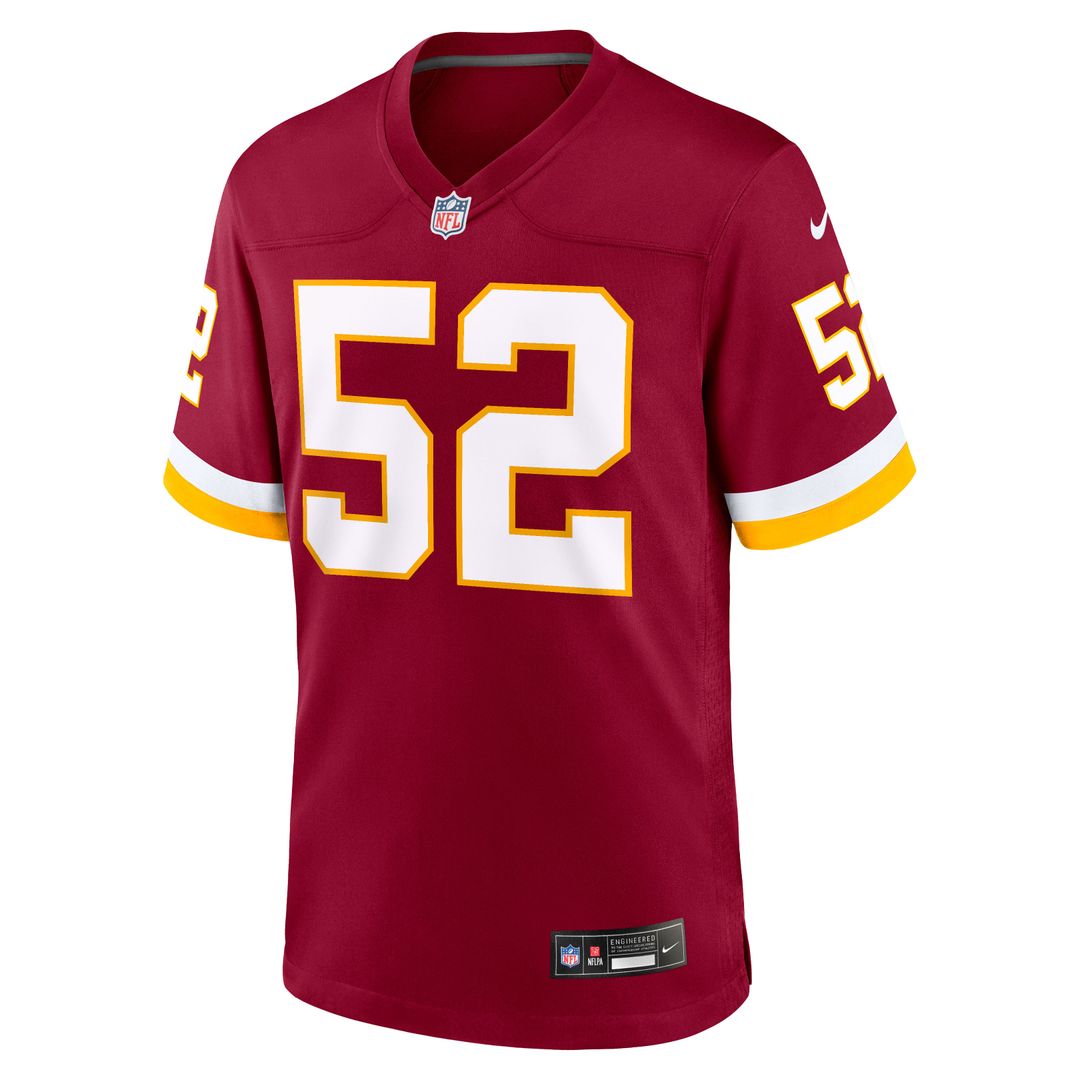 Sonny Styles Washington Commanders 2026 NFL Draft First Round Pick No. 7 Team Game Jersey - Burgundy