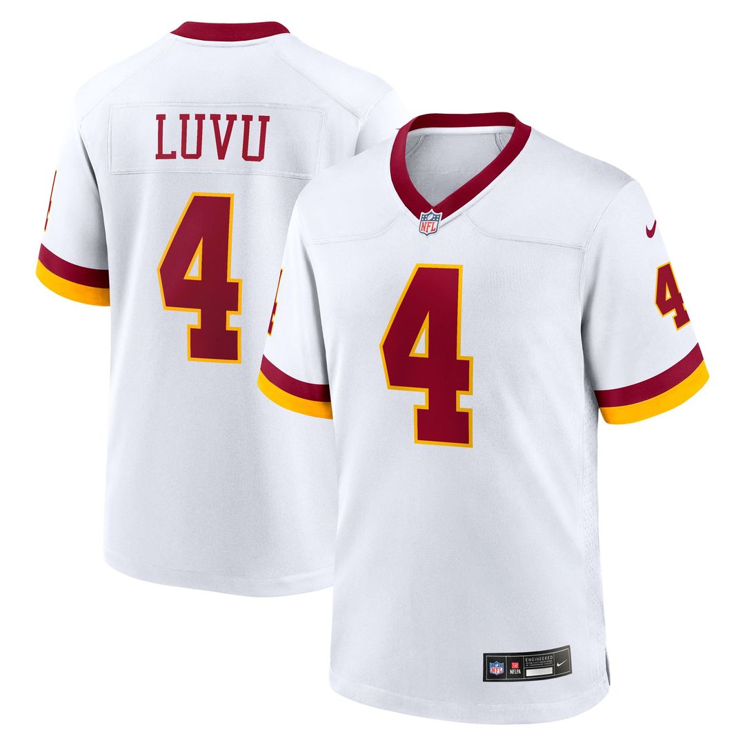 Frankie Luvu Washington Commanders Game Super Bowl Era Jersey - White