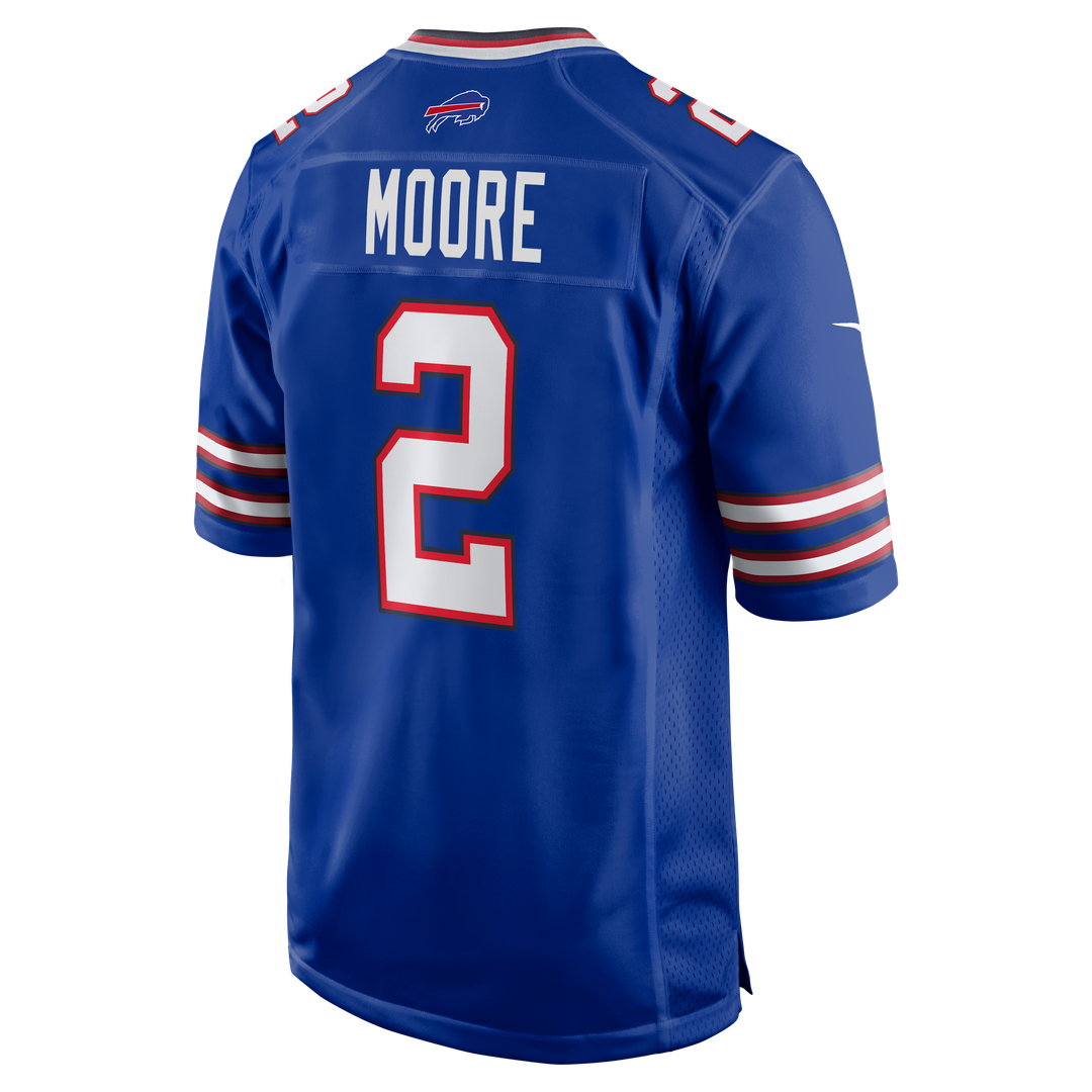 D.J. Moore Buffalo Bills Game Jersey - Royal