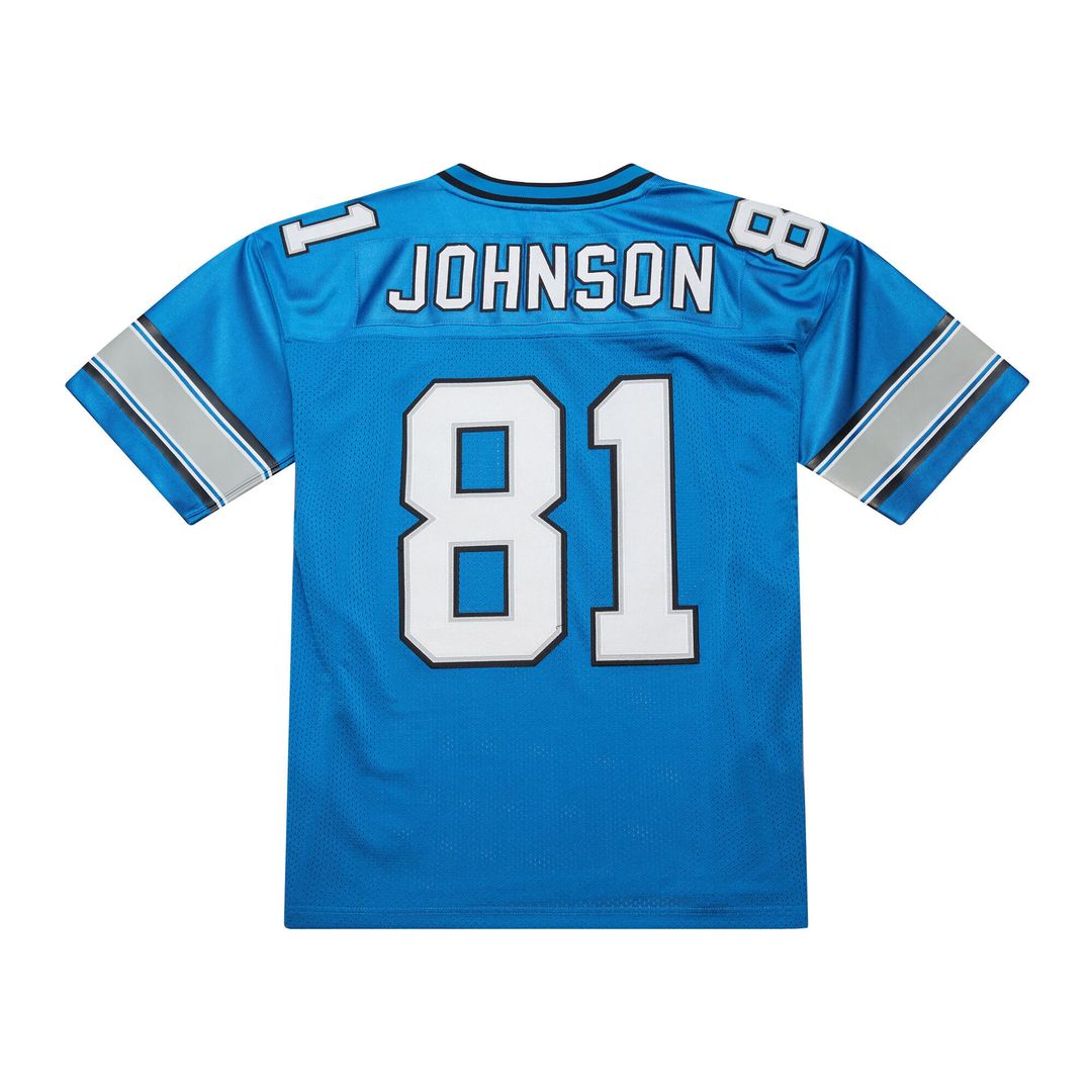 Calvin Johnson Detroit Lions 2007 Authentic Throwback Retired Player Jersey - Blue