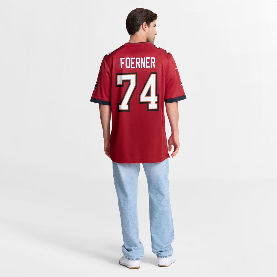 Marshall Foerner Tampa Bay Buccaneers Team Game Jersey - Red
