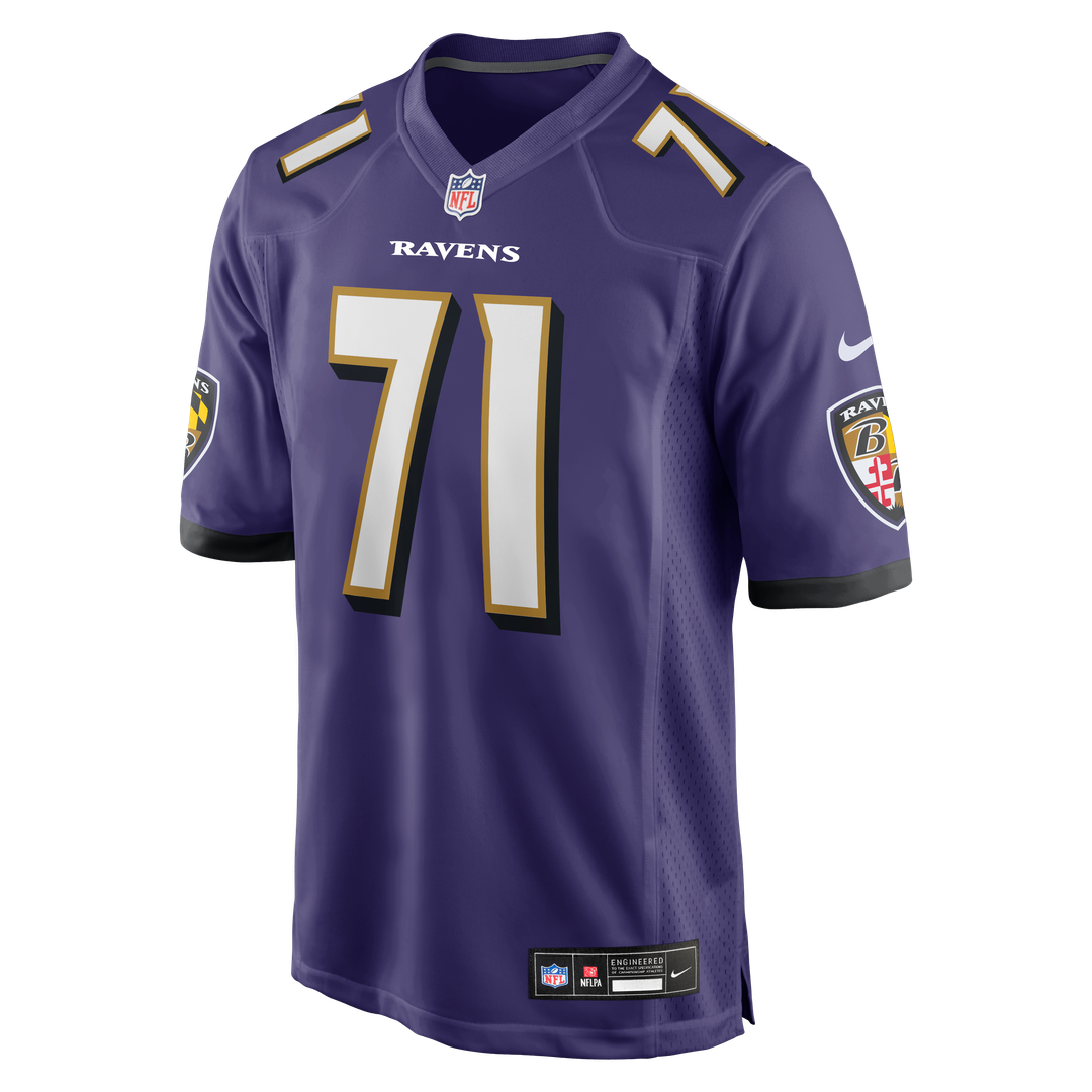 Carson Vinson Baltimore Ravens Team Game Jersey - Purple