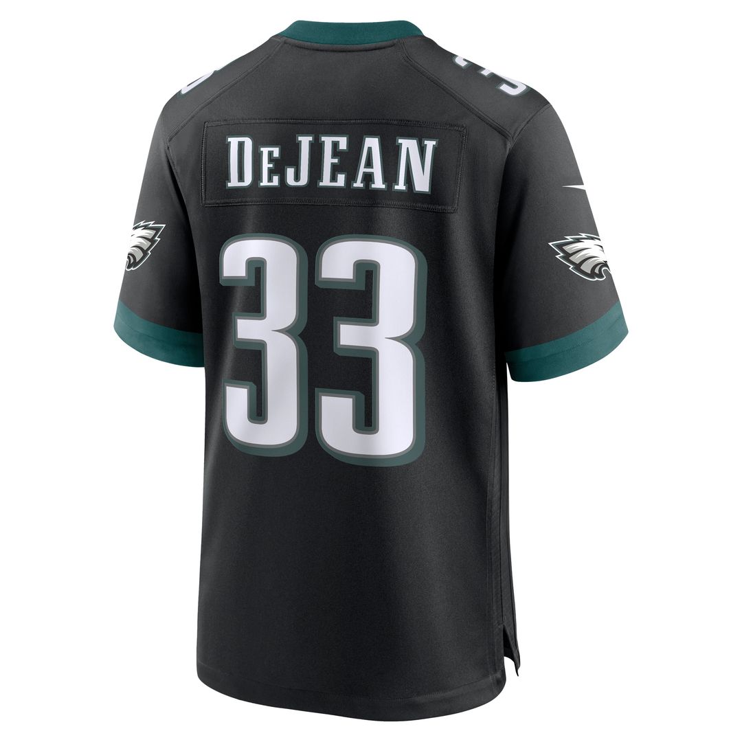 Cooper DeJean Philadelphia Eagles Alternate Player Game Jersey - Black
