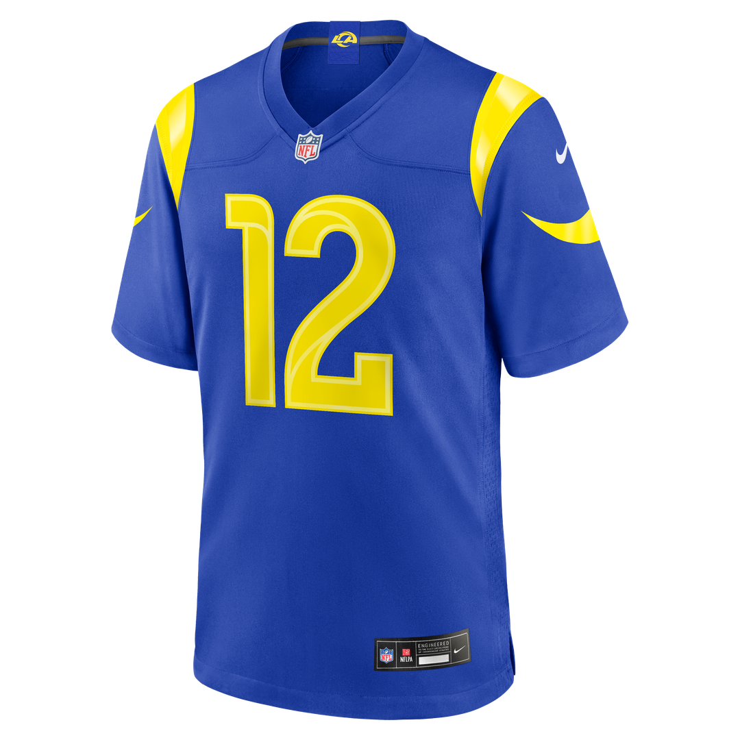 Puka Nacua Los Angeles Rams Team Game Player Jersey - Royal