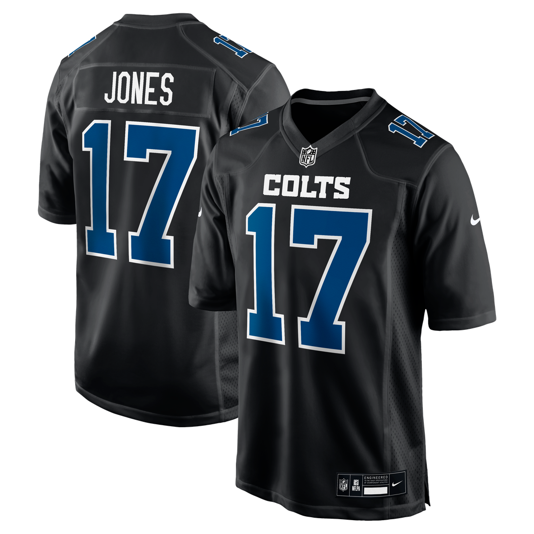 Daniel Jones Indianapolis Colts Fashion Game Jersey - Carbon Black