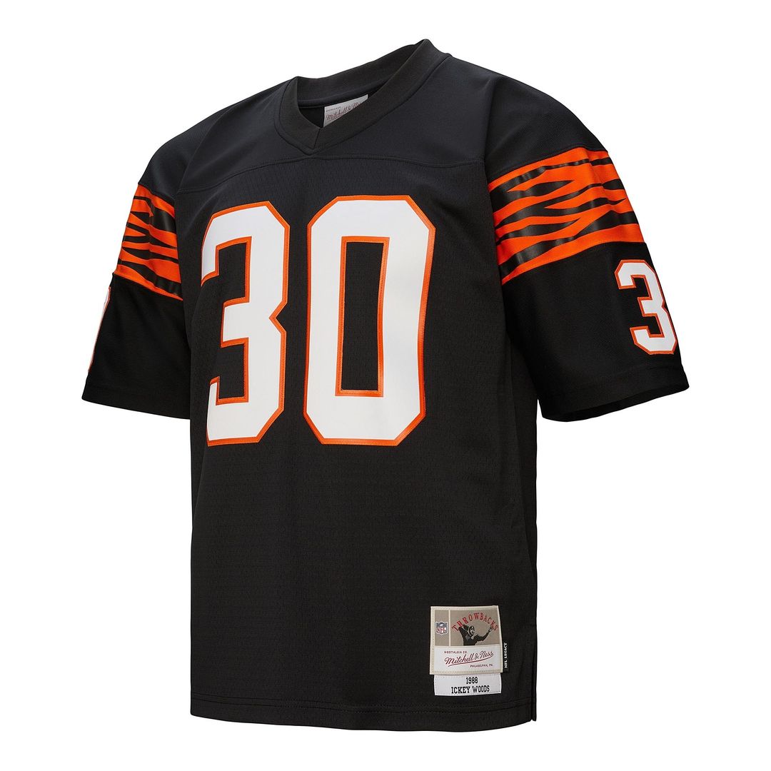 Ickey Woods Cincinnati Bengals 1988 Legacy Replica Jersey - Black