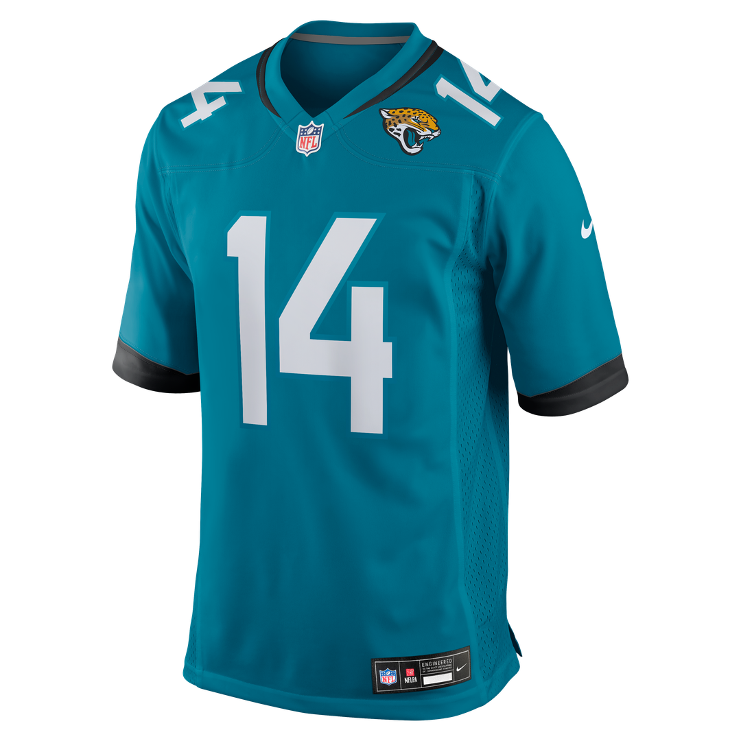 Nick Mullens Jacksonville Jaguars Team Game Jersey - Teal