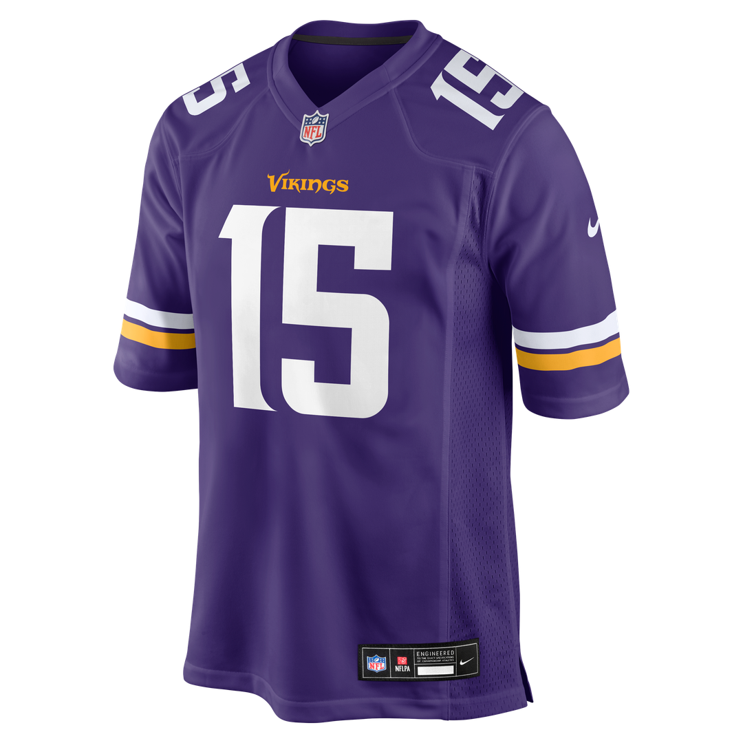 Dallas Turner Minnesota Vikings Game Jersey - Purple