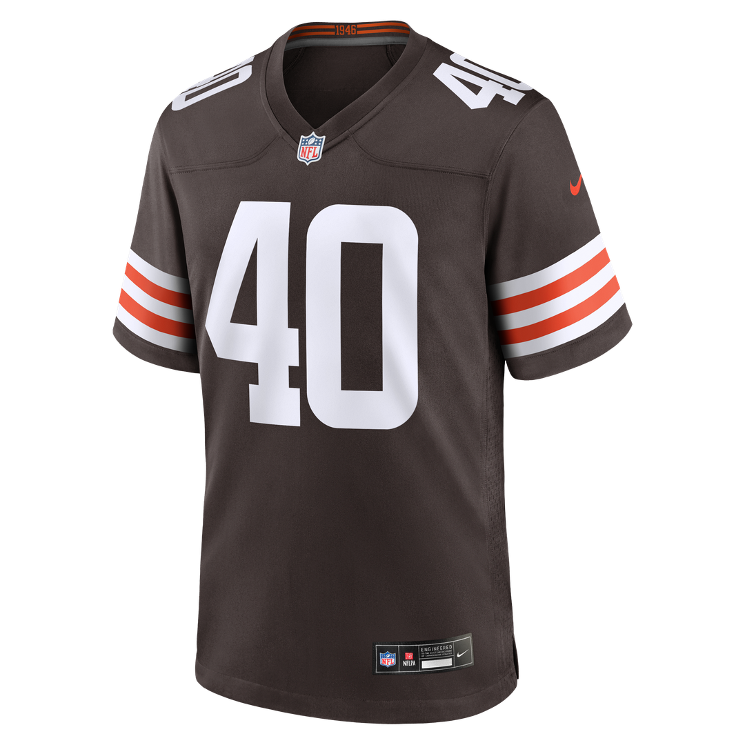 Nathaniel Watson Cleveland Browns Team Game Jersey - Brown