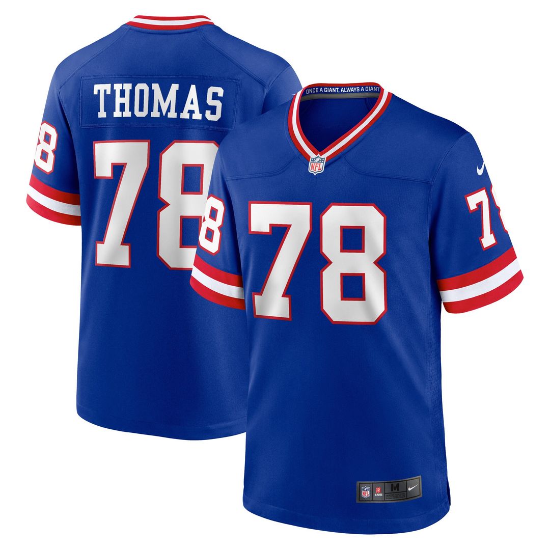 Andrew Thomas New York Giants Alternate Game Jersey - Royal