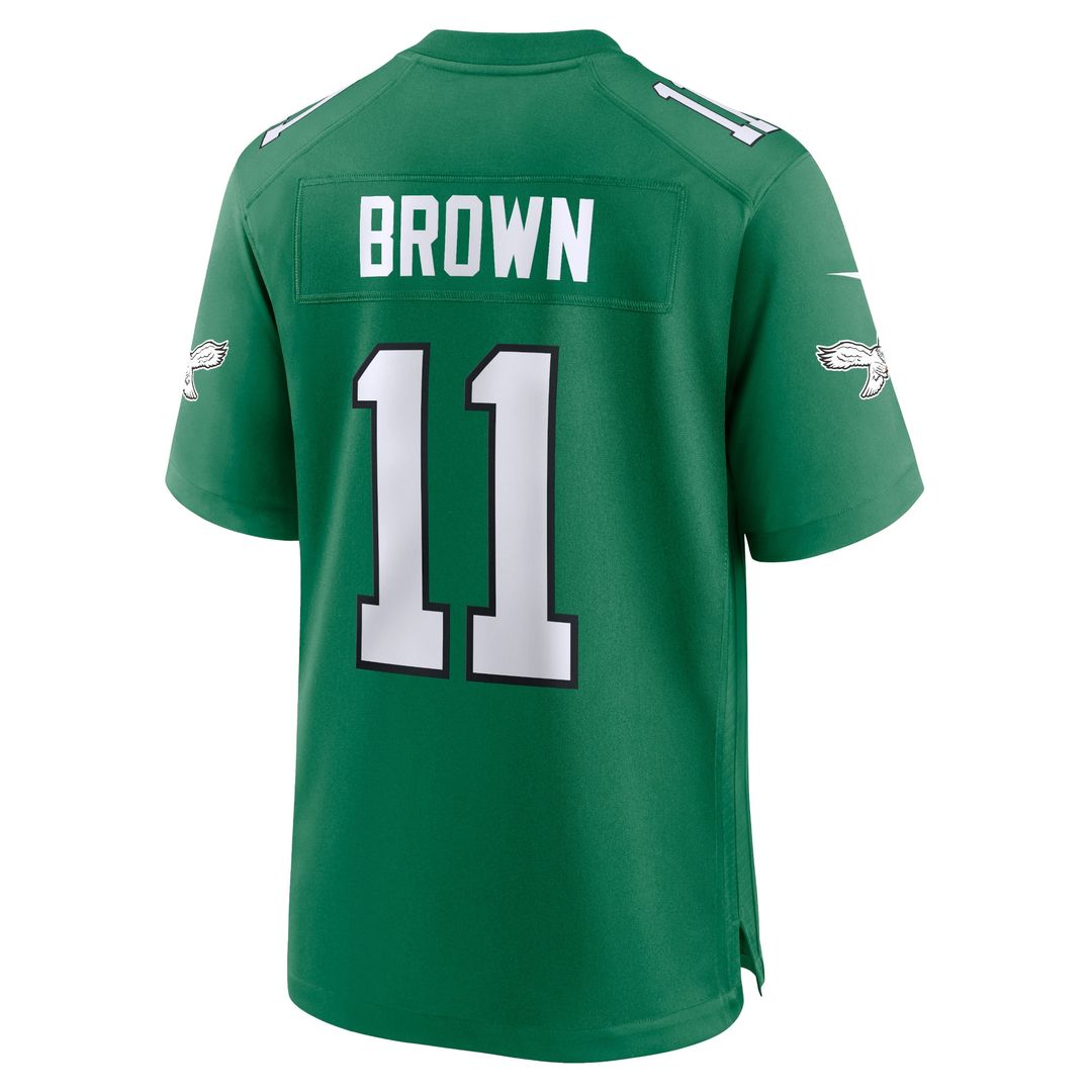 A.J. Brown Philadelphia Eagles Team Game Jersey - Midnight Green