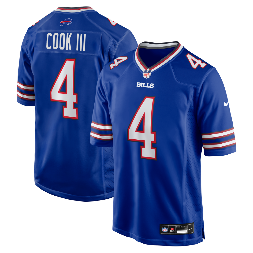 James Cook III Buffalo Bills Team Game Jersey - Royal