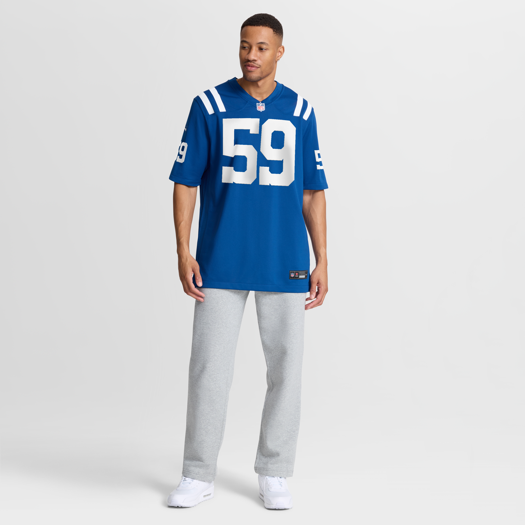 Buddy Johnson Indianapolis Colts Team Game Jersey - Royal