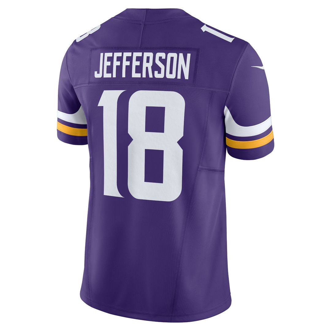 Justin Jefferson Minnesota Vikings Vapor F.U.S.E. Limited Jersey - Purple
