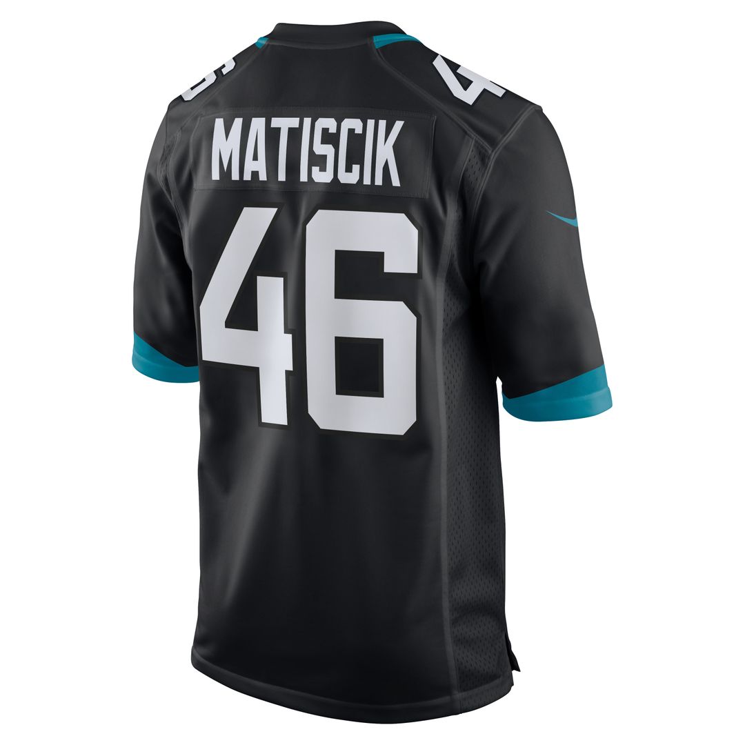 Ross Matiscik Jacksonville Jaguars Alternate Game Jersey - Black
