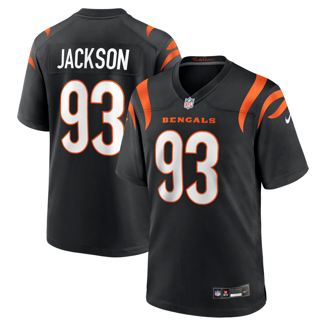 McKinnley Jackson Cincinnati Bengals Game Jersey - Black