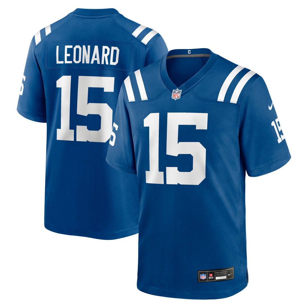 Riley Leonard Indianapolis Colts Team Game Jersey - Royal