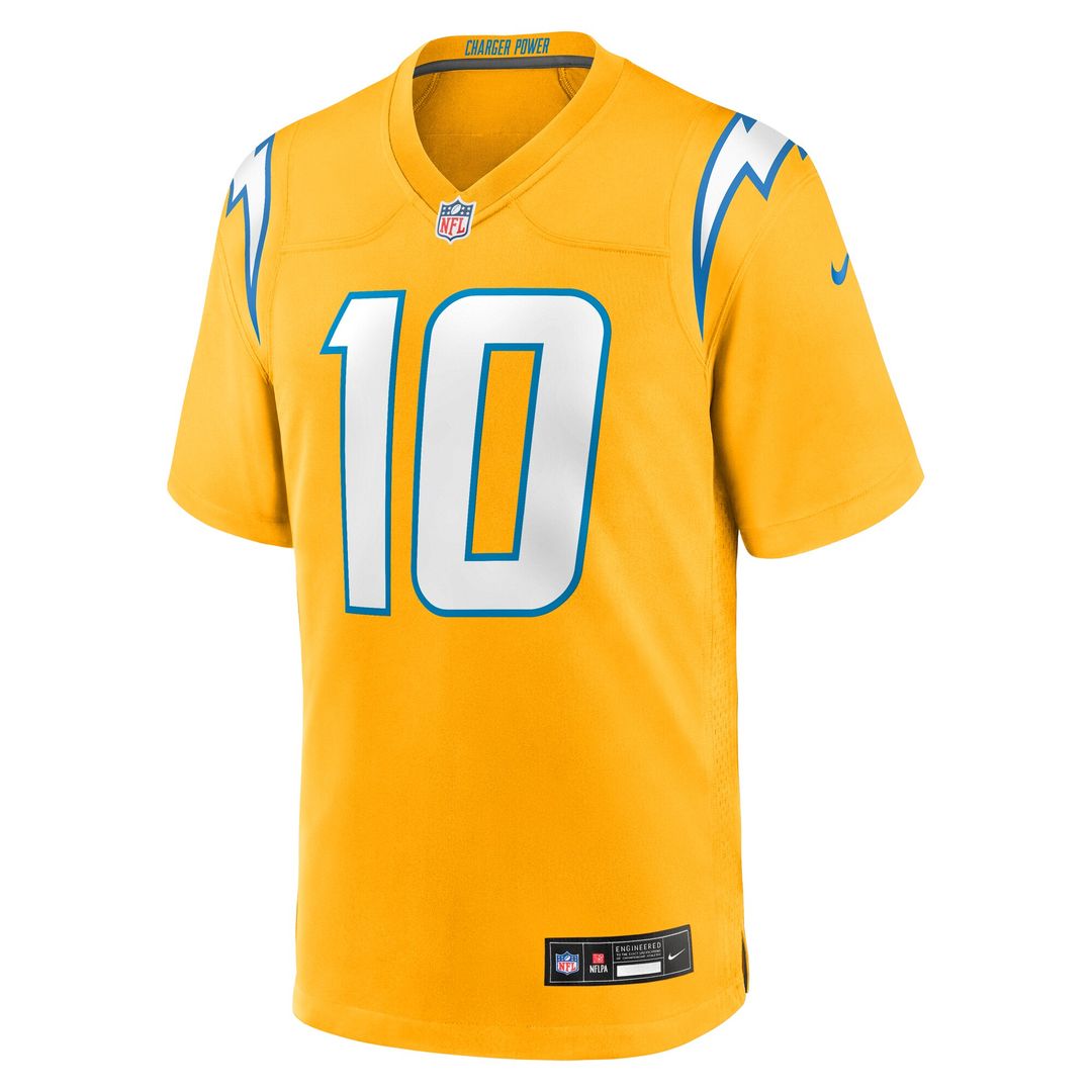 Justin Herbert Los Angeles Chargers Alternate Super Chargers Game Player Jersey - Navy