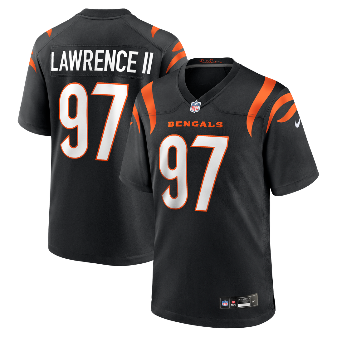 Dexter Lawrence II Cincinnati Bengals Game Jersey - Orange