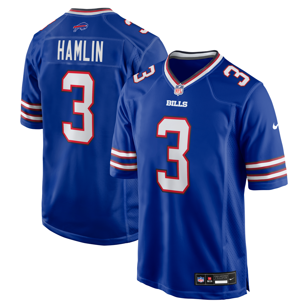 Damar Hamlin Buffalo Bills Game Jersey - Royal