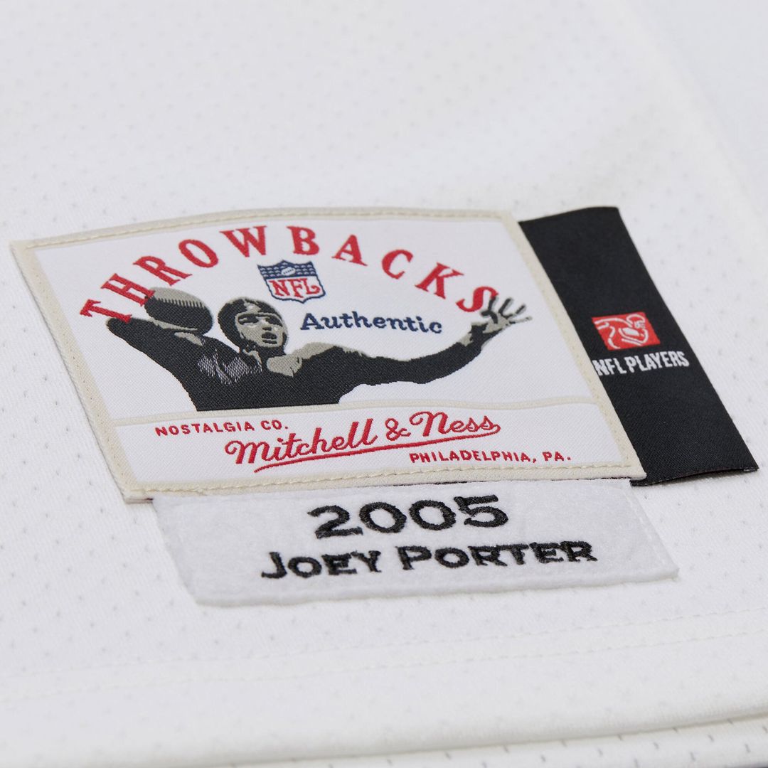 Joey Porter Pittsburgh Steelers 2005 Authentic Throwback Retired Player Jersey - White