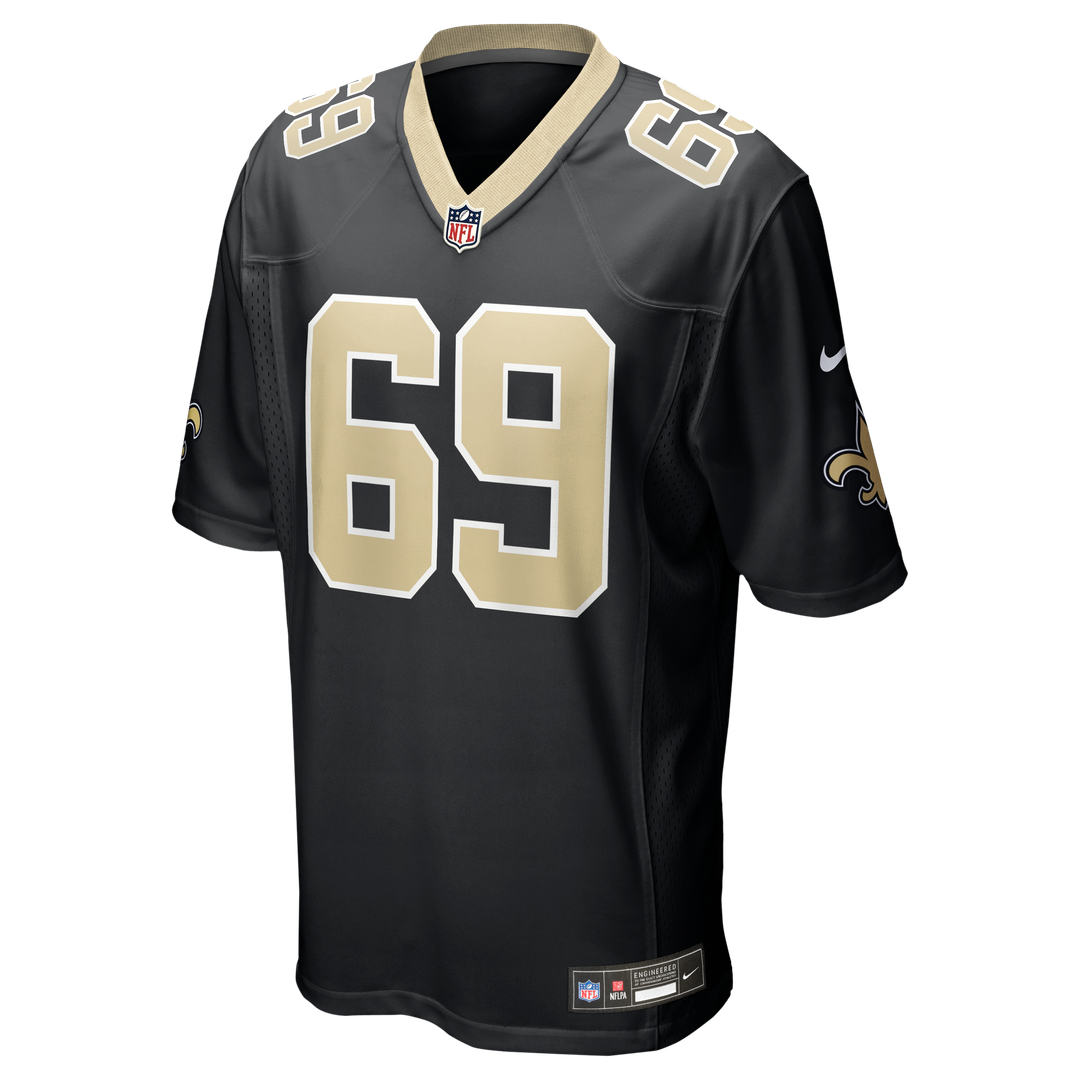 Barry Wesley New Orleans Saints Team Game Jersey - Black