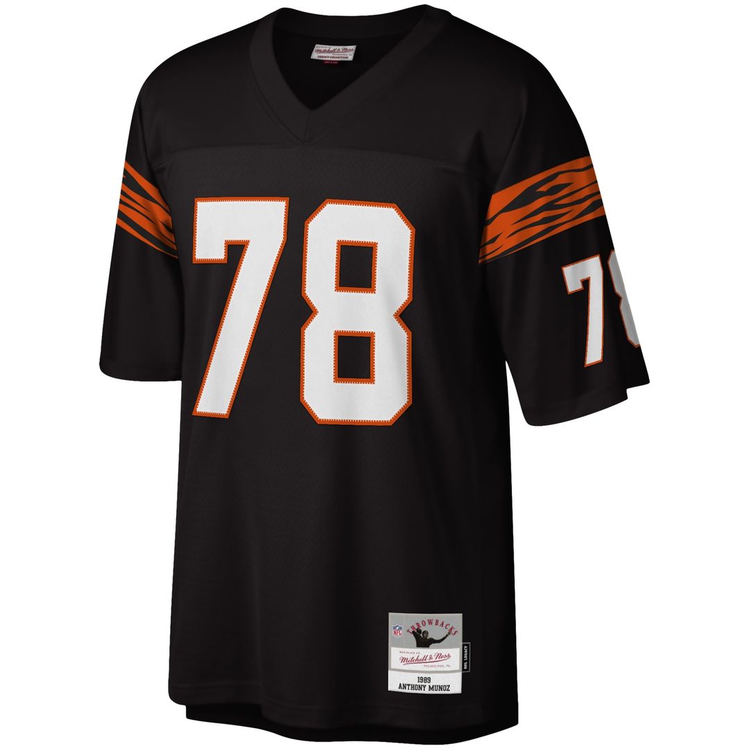 Anthony Muñoz Cincinnati Bengals Legacy Replica Jersey - Black