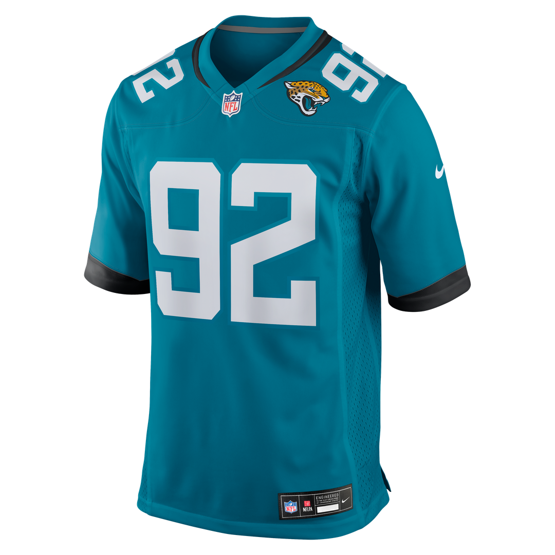 Danny Striggow Jacksonville Jaguars Team Game Jersey - Teal