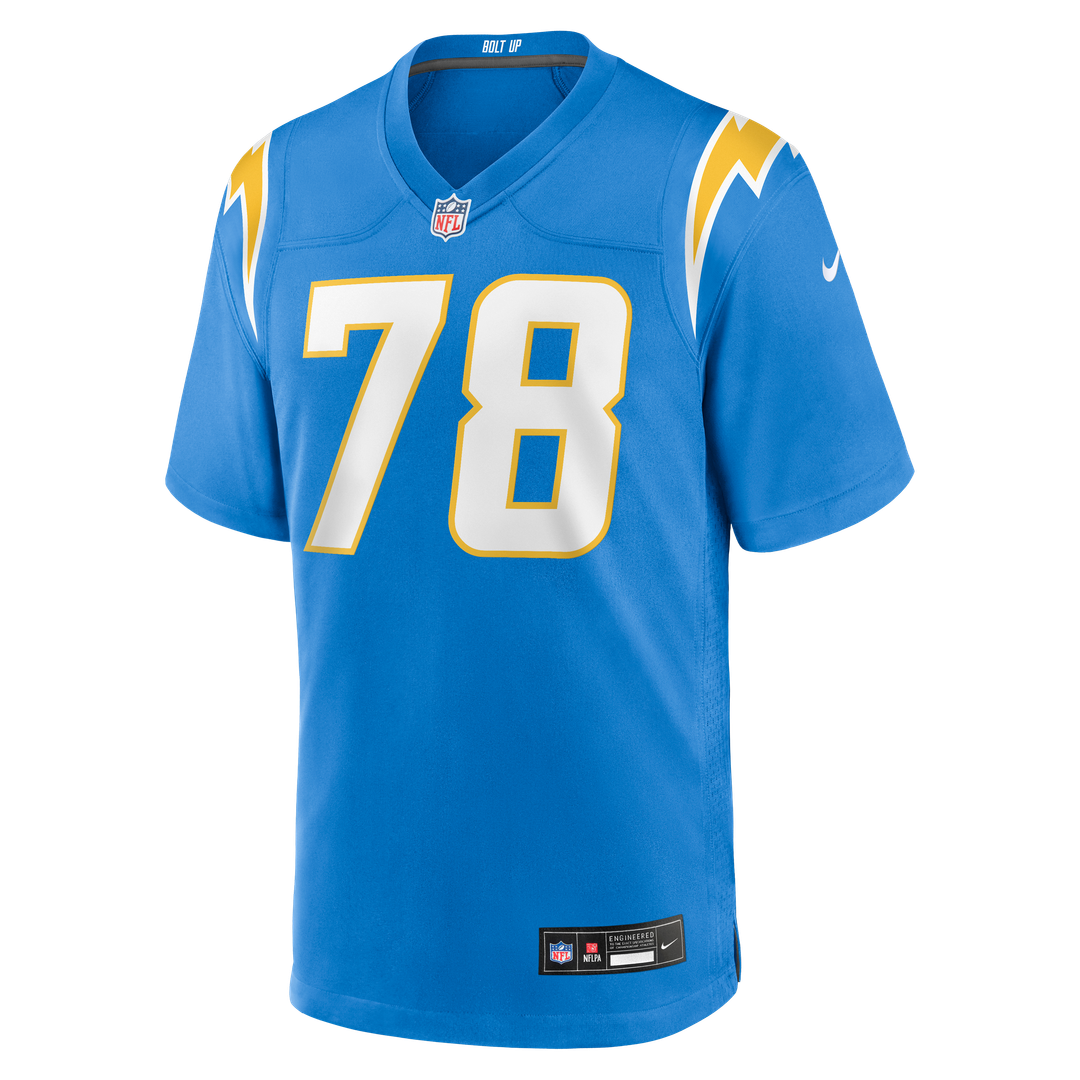 Andre James Los Angeles Chargers Team Game Jersey - Powder Blue
