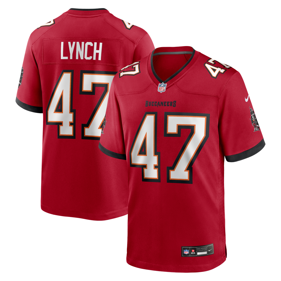 John Lynch Tampa Bay Buccaneers Game Retired Player Jersey - Red
