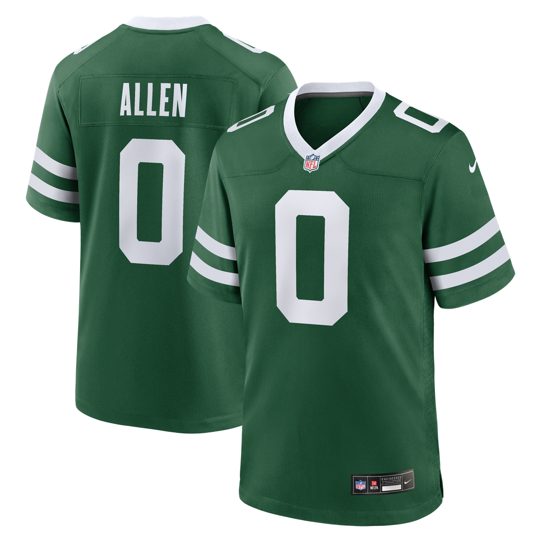 Braelon Allen New York Jets Game Jersey - Legacy Green