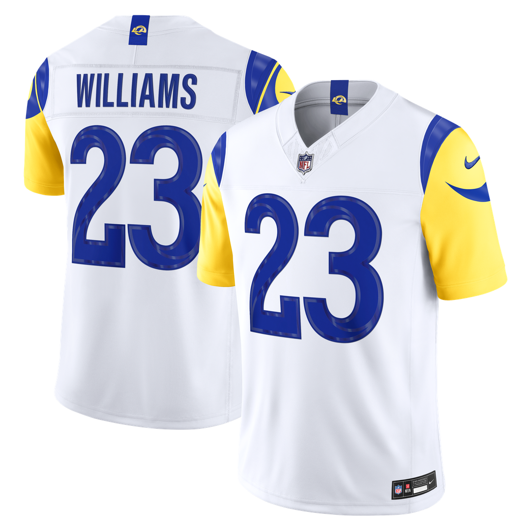 Kyren Williams Los Angeles Rams Vapor F.U.S.E. Stitched Limited Jersey - White