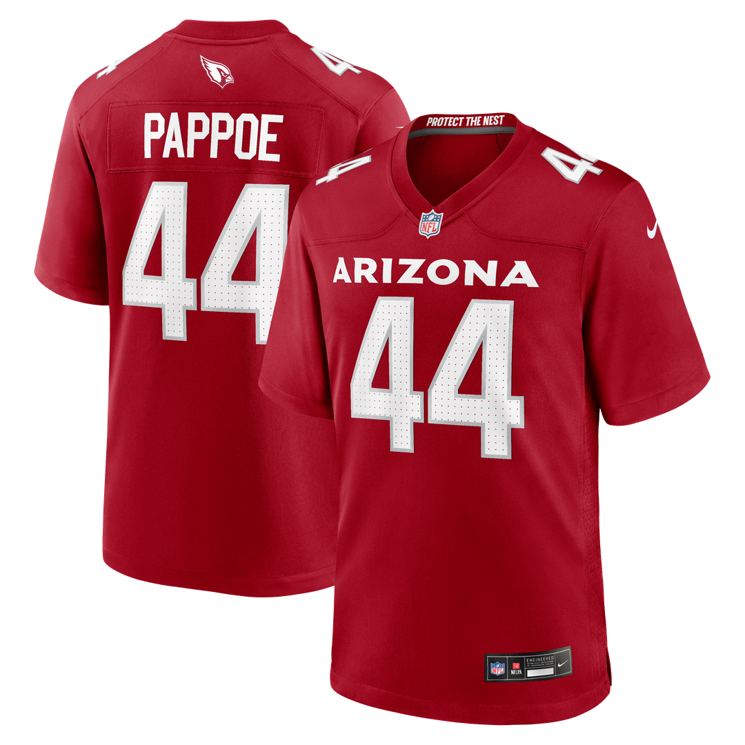 Owen Pappoe Arizona Cardinals Team Game Jersey - Cardinal