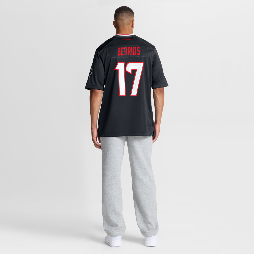 Braxton Berrios Houston Texans Team Game Jersey - Navy