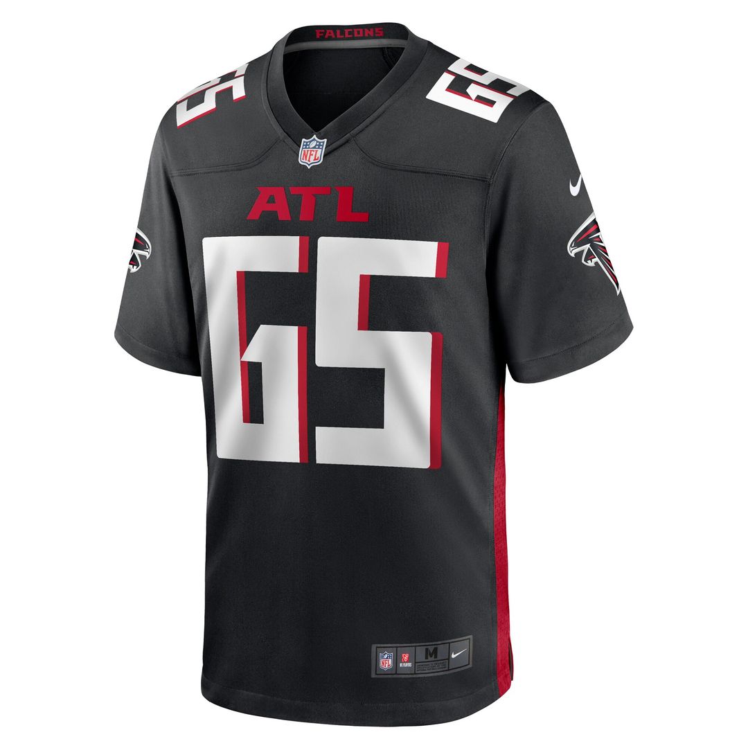 Matthew Bergeron Atlanta Falcons Team Game Jersey - Black