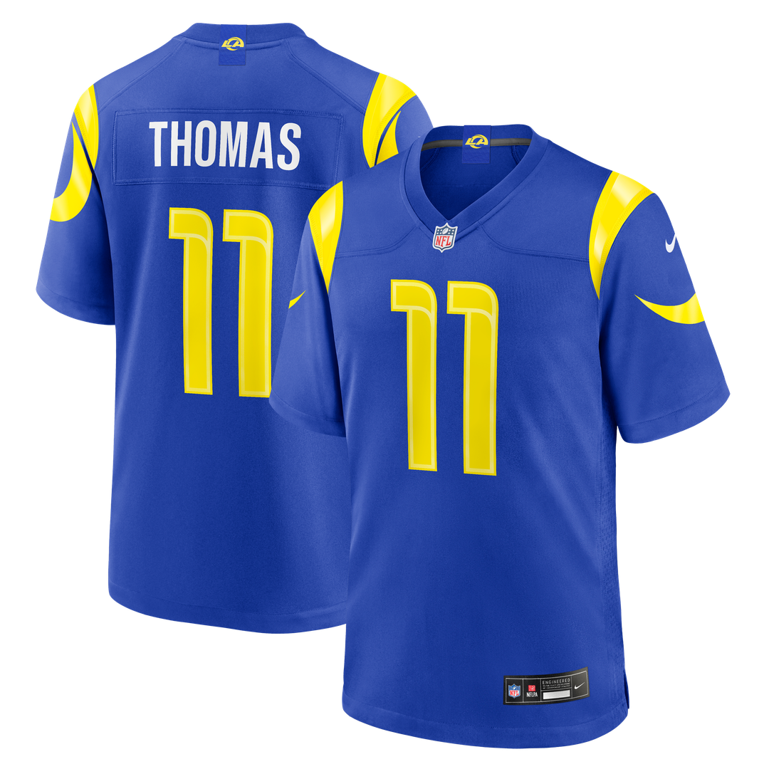 Keir Thomas Los Angeles Rams Team Game Jersey - Royal