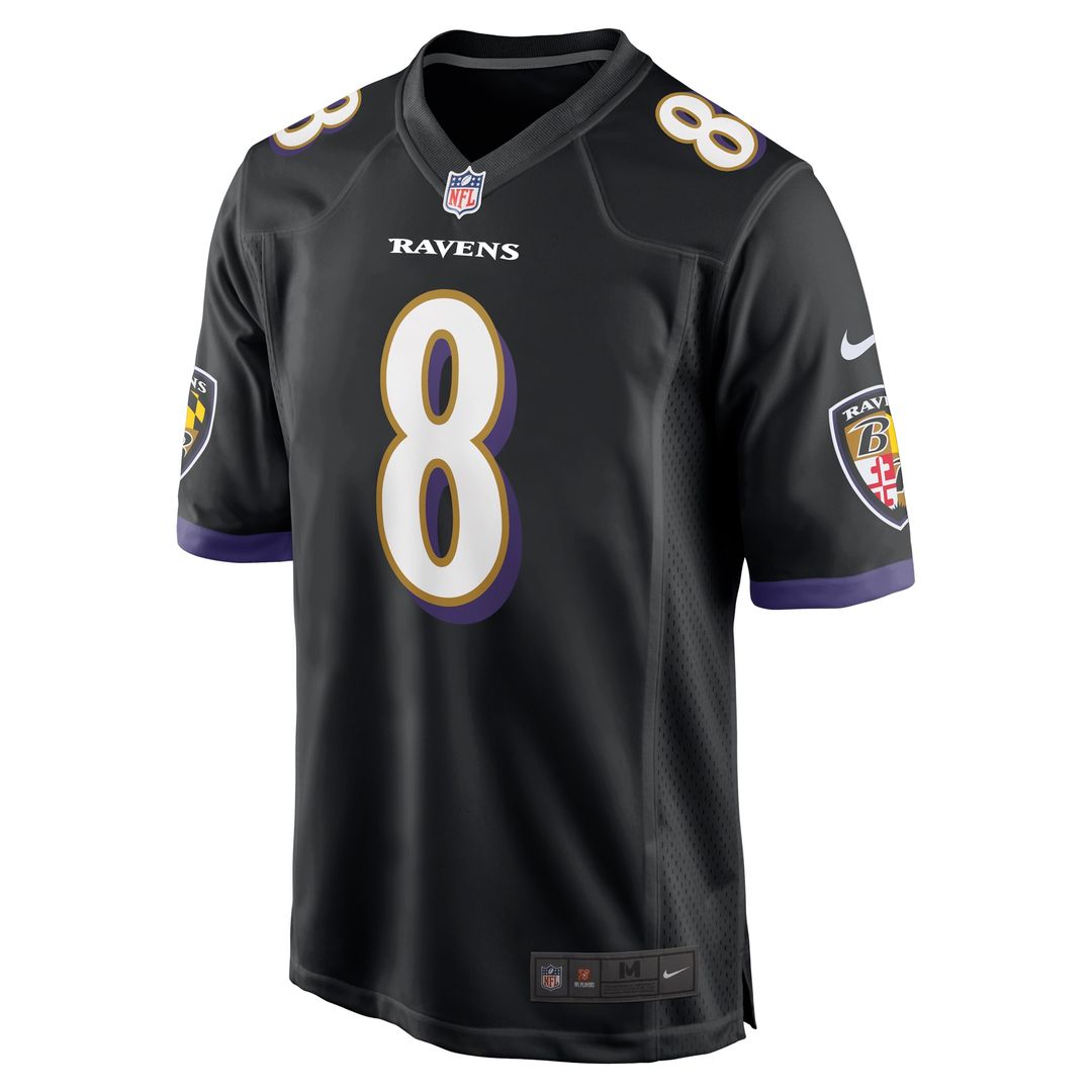 Lamar Jackson Baltimore Ravens Game Jersey - White